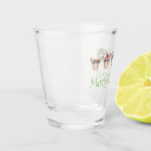 Merry kerst Moose Shot Glass Glas (Links)