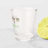 Merry kerst Moose Shot Glass Shot Glas (Rechts)