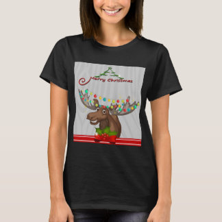 Merry kerst Moose T-shirt