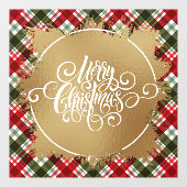 Merry kerst Pset Raamsticker (Vel)