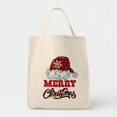 Merry kerst Red Buffalo Pset Tote Bag (Voorkant)