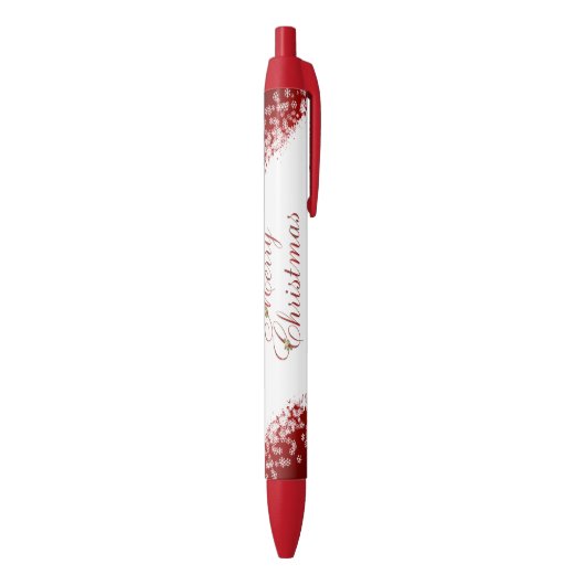 Merry kerst Snow Pen (Achterkant (Verticaal))