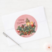 Merry kerst Vinyl Sticker (Envelop)