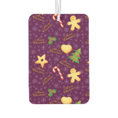 Merry kerst-wagen Freshener Luchtverfrisser (Achterkant)