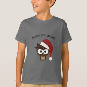 Merry KerstAngry Owl T-shirt