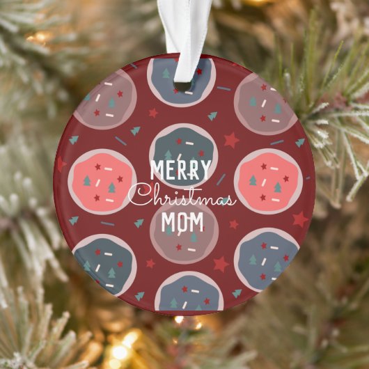 Merry Kerstbaker Cookies Name Ornament (Boom)