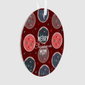 Merry Kerstbaker Cookies Name Ornament (voorkant)
