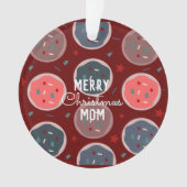 Merry Kerstbaker Cookies Name Ornament (voorkant)