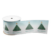 Merry kerstballen Tree Pastel Design Lint (Spoel)