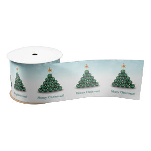 Merry kerstballen Tree Pastel Design Lint