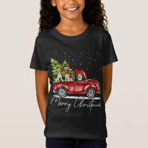 Merry Kerstbeagle Lover Santa Light Reindeer T-shirt