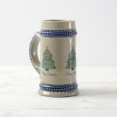 Merry Kerstbeer Stein Bierpul (Voorkant links)