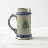 Merry Kerstbeer Stein Bierpul (Links)