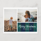 Merry KerstBlack Bekijk foto Collage Briefkaart (Voorkant)