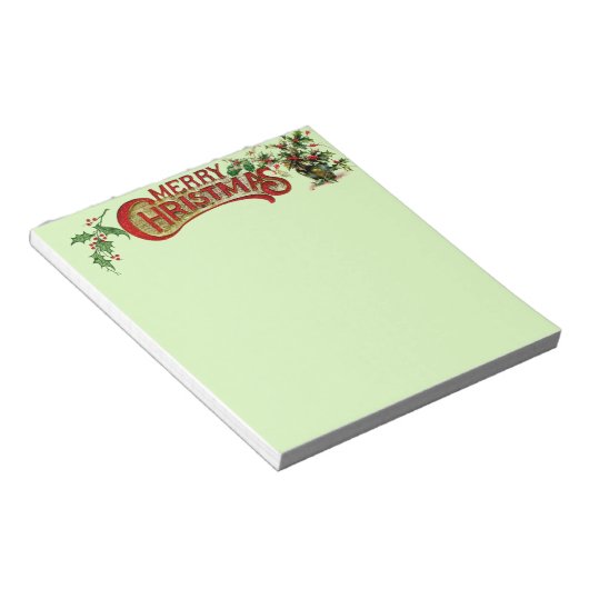 Merry-kerstblocnote Notitieblok (Schuin)