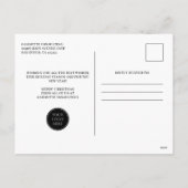 Merry kerstboom Corporate Logo Feestdagenkaart (Achterkant)