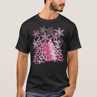 Merry kerstboom Roze Buffalo Pset en Leopar T-shirt
