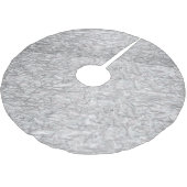 Merry kerstboom skirt Silver Kerstboom Rok (Gekanteld)