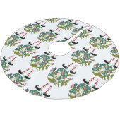 Merry kerstboomrok Elf Kerstboom Rok (Gekanteld)