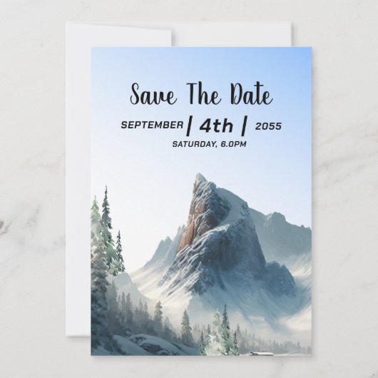 Merry kerstbruiloft Uitnodiging Kaart Design (Achterkant)