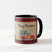 Merry Kerstbuffalo  vrachtwagenboom Mok (Voorkant rechts)