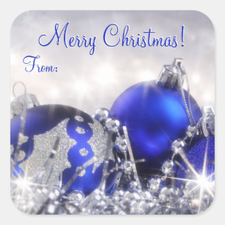 Merry kerstcadeau Label Sticker