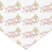 Merry kerstcadeau tafelkleed (Gekanteld)