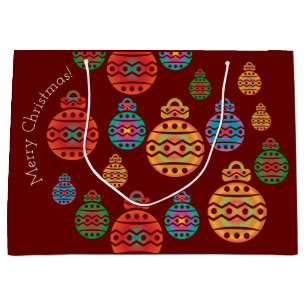 Merry kerstcadeautas groot cadeauzakje