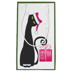 Merry kerstcadeautas klein cadeauzakje