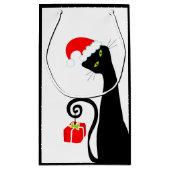 Merry kerstcadeautas klein cadeauzakje (Achterkant)