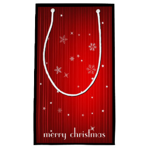 Merry kerstcadeautas klein cadeauzakje