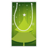 Merry kerstcadeautas klein cadeauzakje (Voorkant)