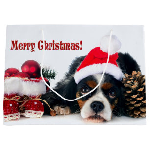 Merry KerstCavalier King Charles Spaniel Groot Cadeauzakje