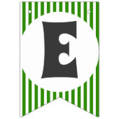 Merry-kerstchevron-strepen Vlaggetjes (Tweede vlag)