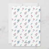 Merry Kerstcollage 4 Foto Feestdagenkaart (Achterkant)