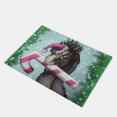 Merry Kerstdinosaur Deurmat (Schuin)