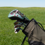 Merry Kerstdinosaur Golfheadcover (Insitu)