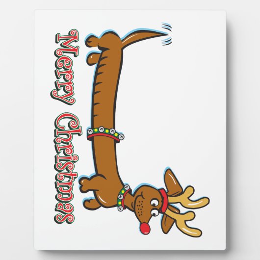 Merry Kerstdoxie Fotoplaat (Voorkant)