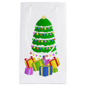 Merry Kerstemoji Klein Cadeauzakje (Voorkant)