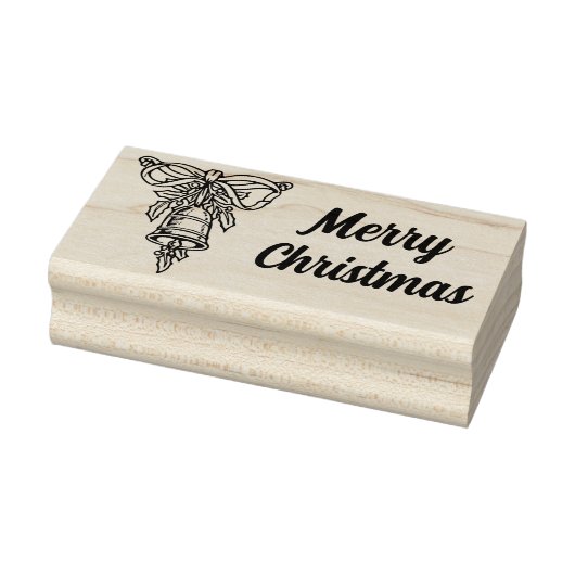 Merry Kerstfeestay Bell - rubberstempel Rubberstempel (Stempel)