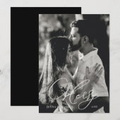 Merry Kerstfeestay Design Feestdagenkaart (Voorkant / Achterkant)