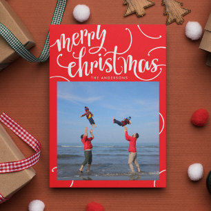 Merry kerstfeestay Letter-briefkaart Feestdagenkaart