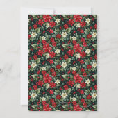 Merry kerstfoto feestdagenkaart (Achterkant)