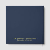 Merry kerstfoto gastenboek (Achterkant)