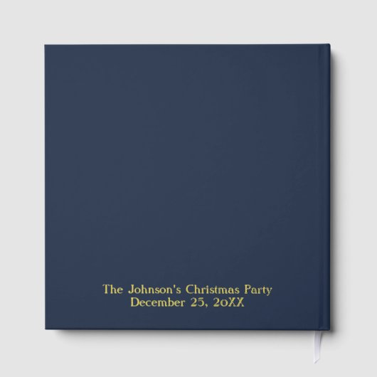 Merry kerstfoto gastenboek (Achterkant)