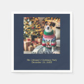 Merry kerstfoto servet (Voorkant)