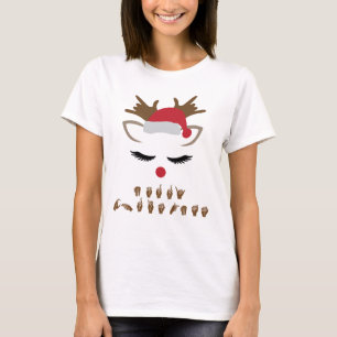 Merry Kerstgebarentaal T-shirt
