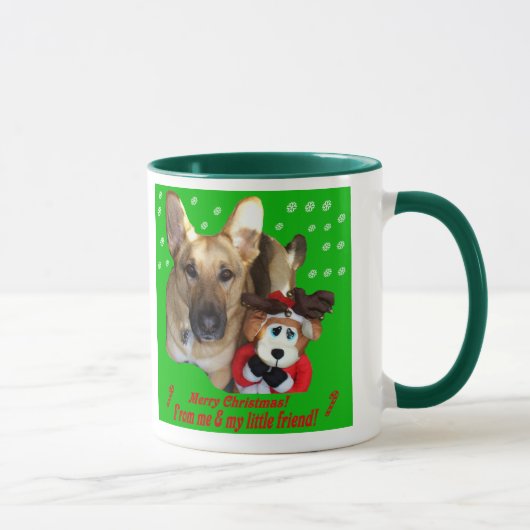 Merry KerstGerman Shepherd Mok (Rechts)