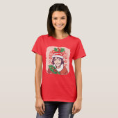 Merry KerstGirl T-shirt (Voorkant volledig)