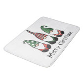 Merry Kerstgnomen Red Green Badmat (Gekanteld)